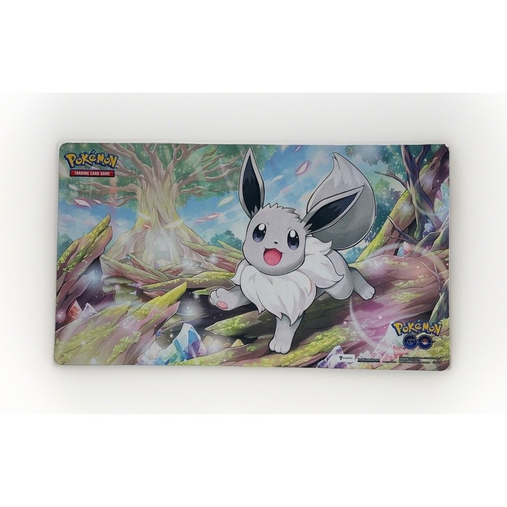 Official Pokemon GO Radiant Shiny Eevee TCG Playmat Desk Mouse Pad Mat 2022